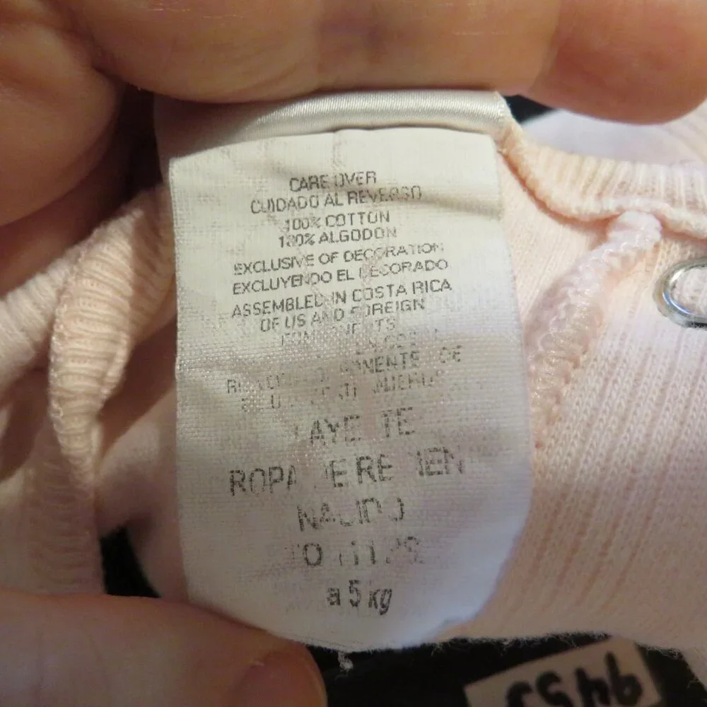 Baby Swaddle Vintage Look Pale Pink Cotton Sleep Sack Baby Bunting Carter's